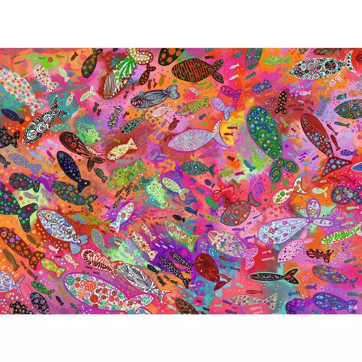 Ravensburger - Fish in Fuchsia 500 Piece Jigsaw