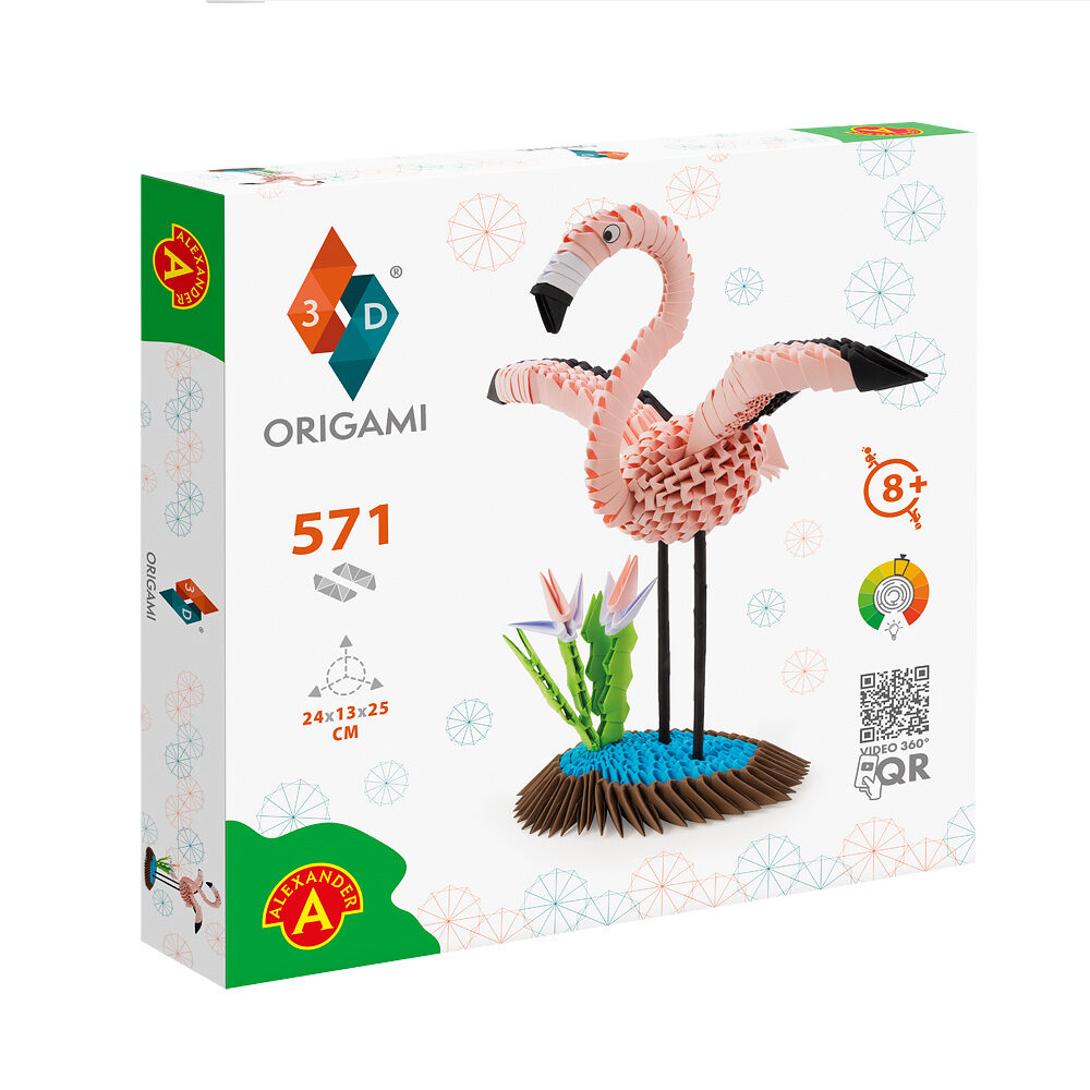 Origami 3D - Flamingo