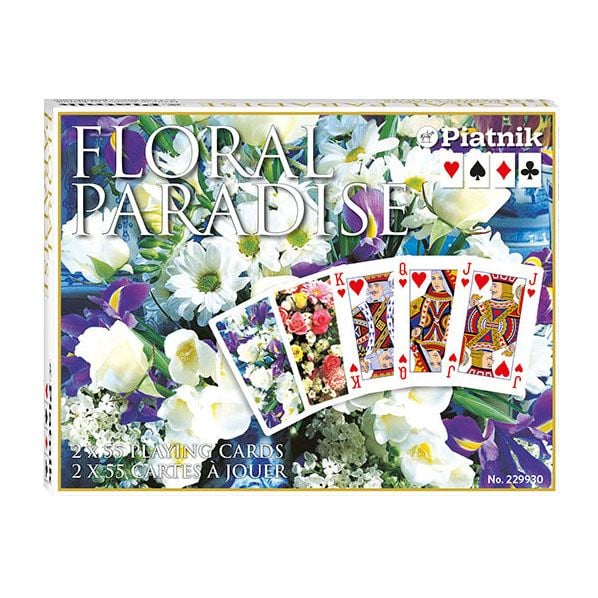 Floral Paradise Blue Bridge Double Deck