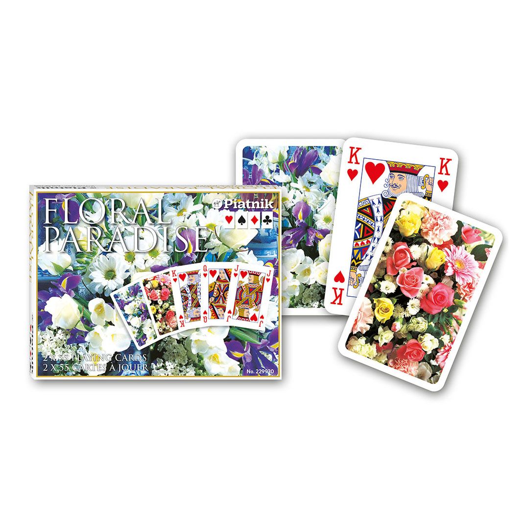 Floral Paradise Blue Bridge Double Deck