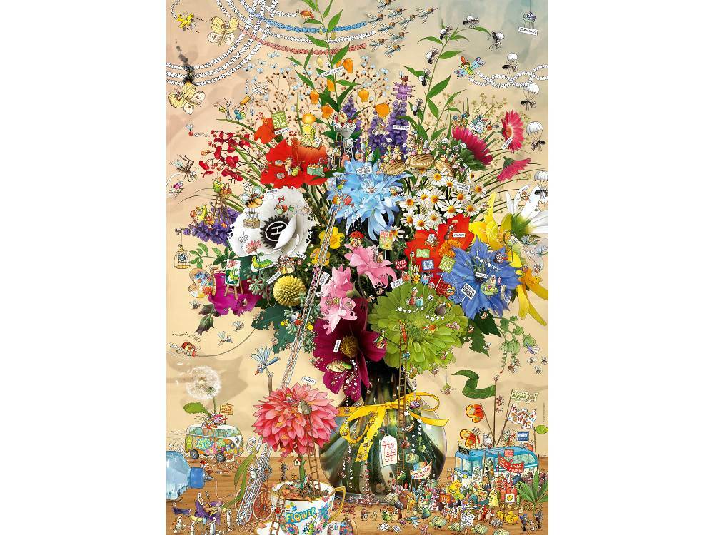 Heye - Flowers Life 1000 Piece Jigsaw - Good Games