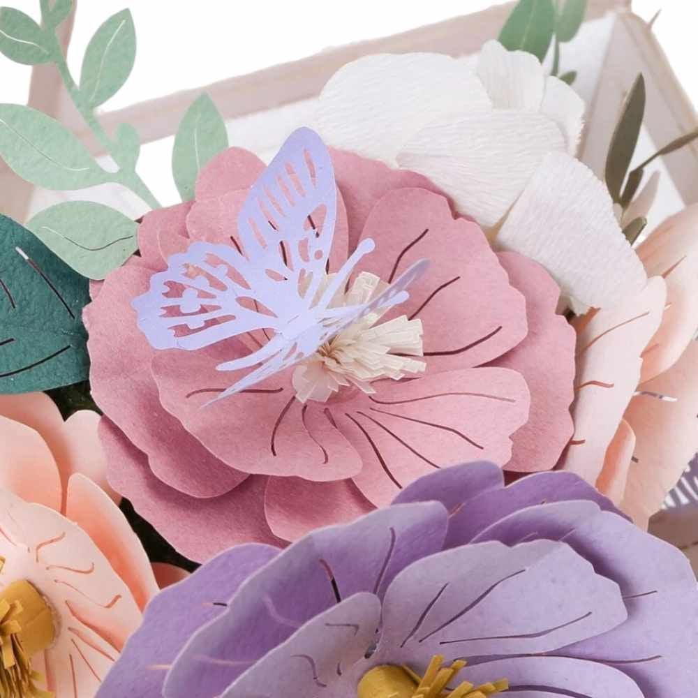 Flowers & Butterfly Paper Puzzle - Good Games