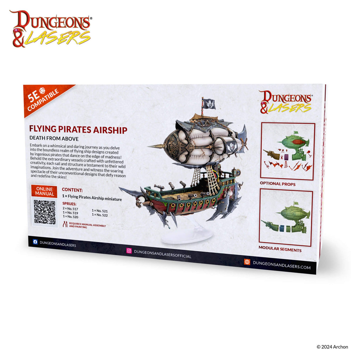Dungeons &amp; Lasers: Deuslair: Flying Pirates Airship - Good Games