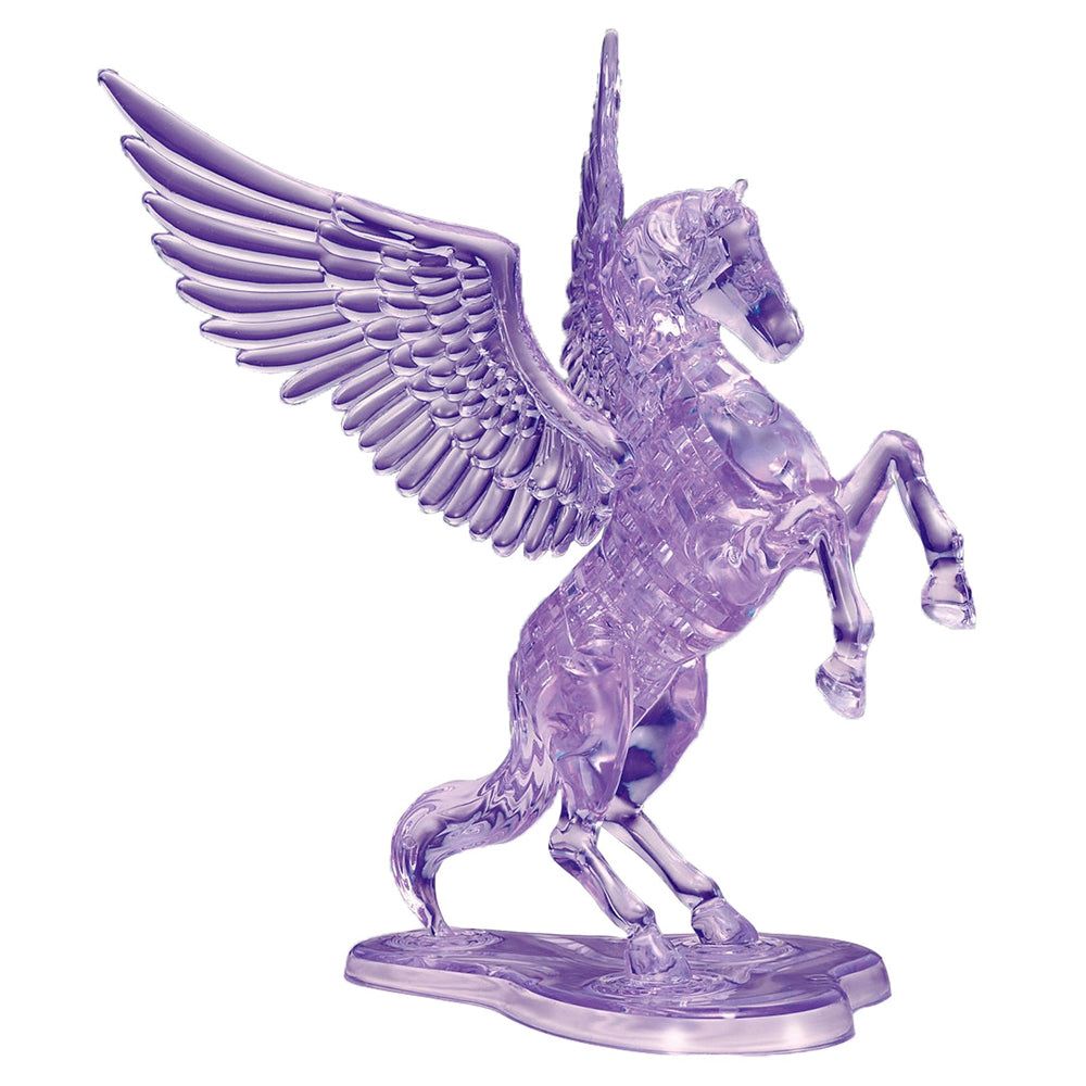 3D Clear Flying Horse Crystal Puzzle - Good Games