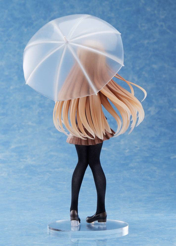 Back view of Mahiru Shiina figure showcasing her delicate features and flowing hair