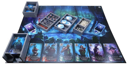 Folded Space insert designed for neatly storing Abyss game pieces