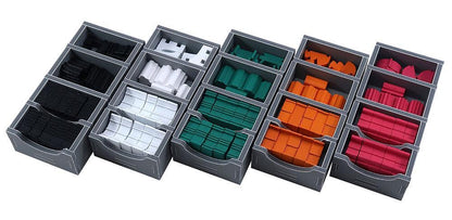 Folded Space Barrage organizer shown folded flat