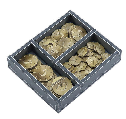 Side angle of Barrage insert showing slot layout