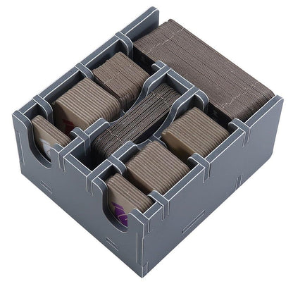 Barrage insert organizer displaying tokens and cards ready to play