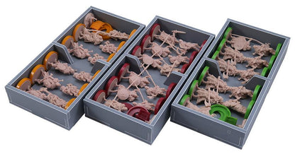 Side view showing how insert fits inside Blood Rage box