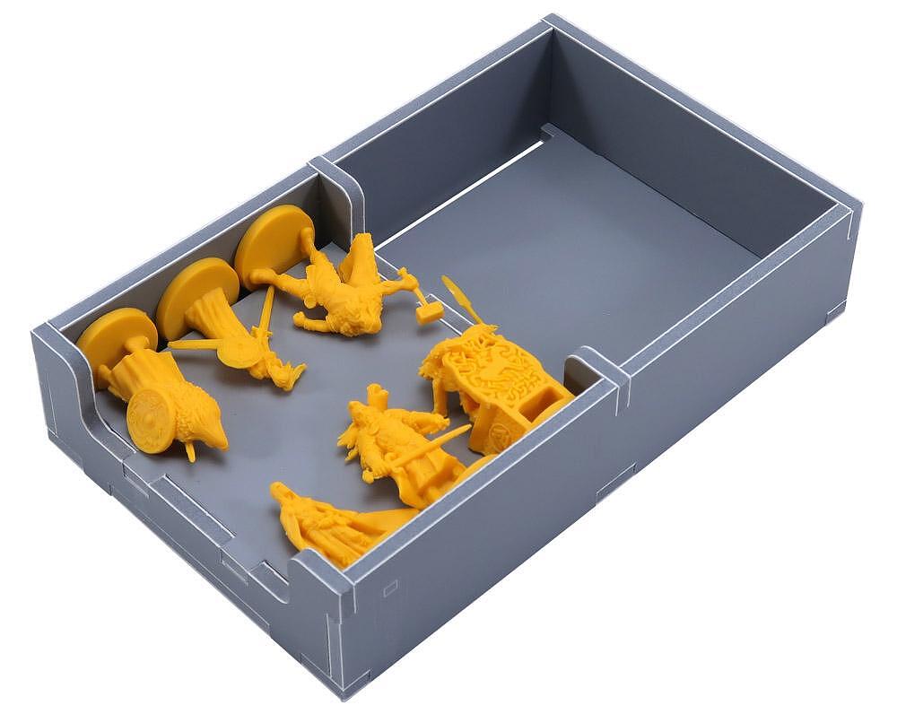 Detailed view of components arranged in the insert