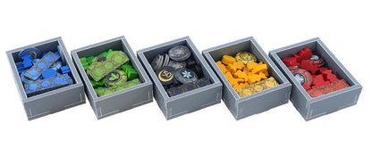 Bonfire insert showing layered storage trays