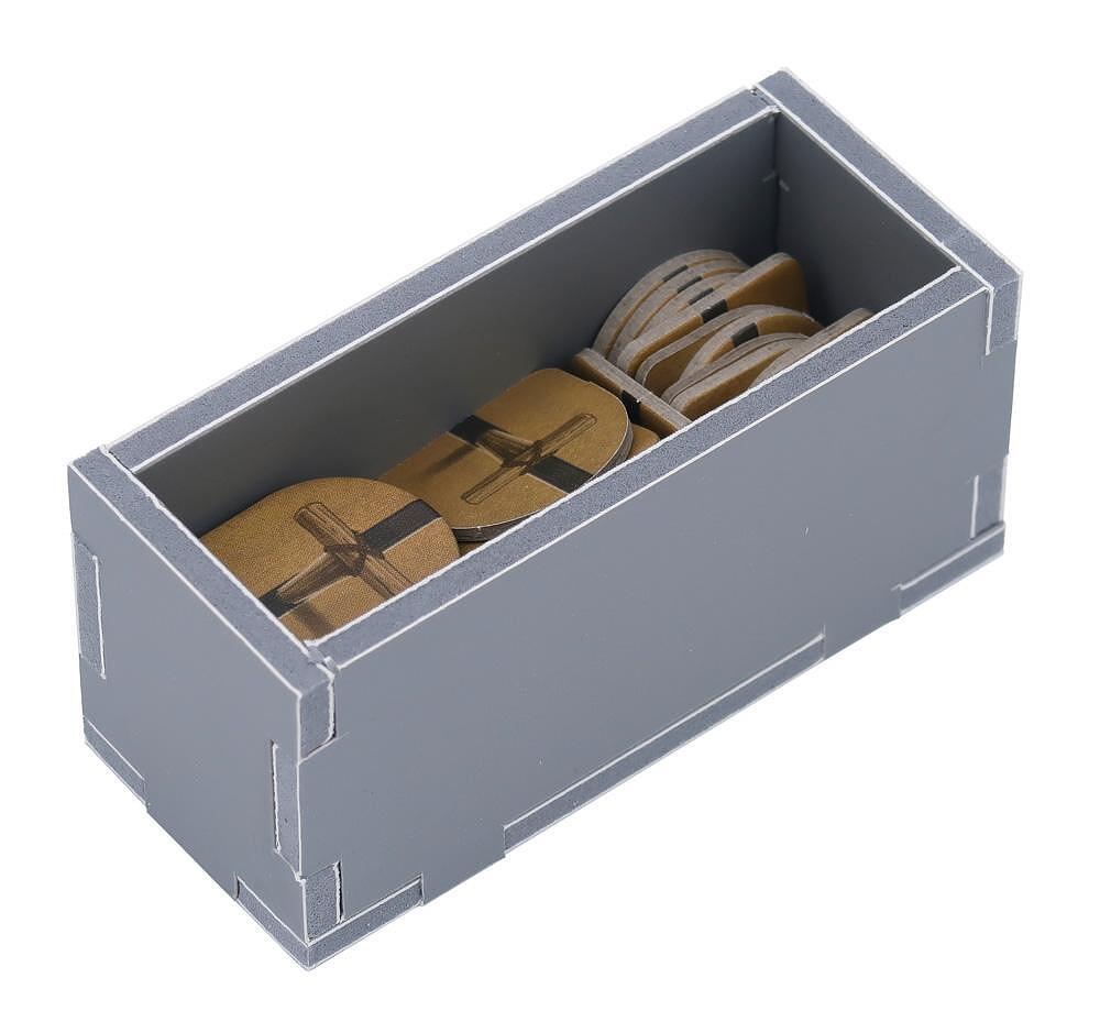 Game insert holding cards and tokens from Boonlake