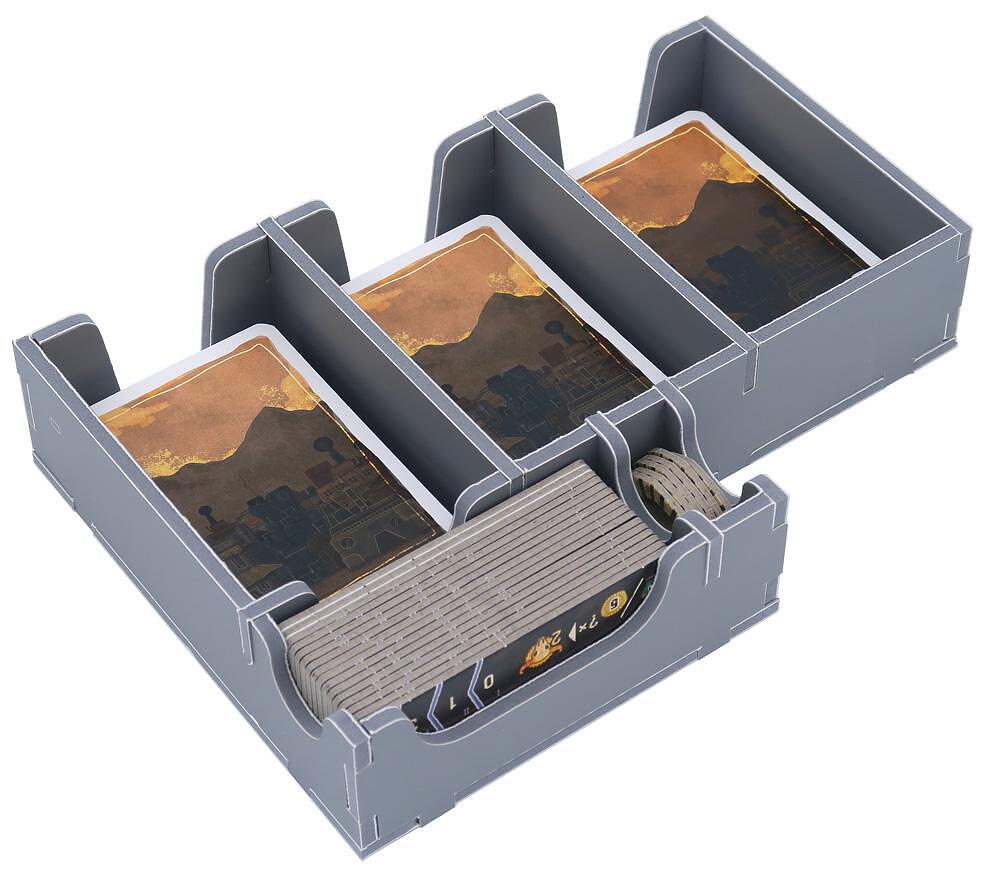 Display of modular trays from the Boonlake insert set