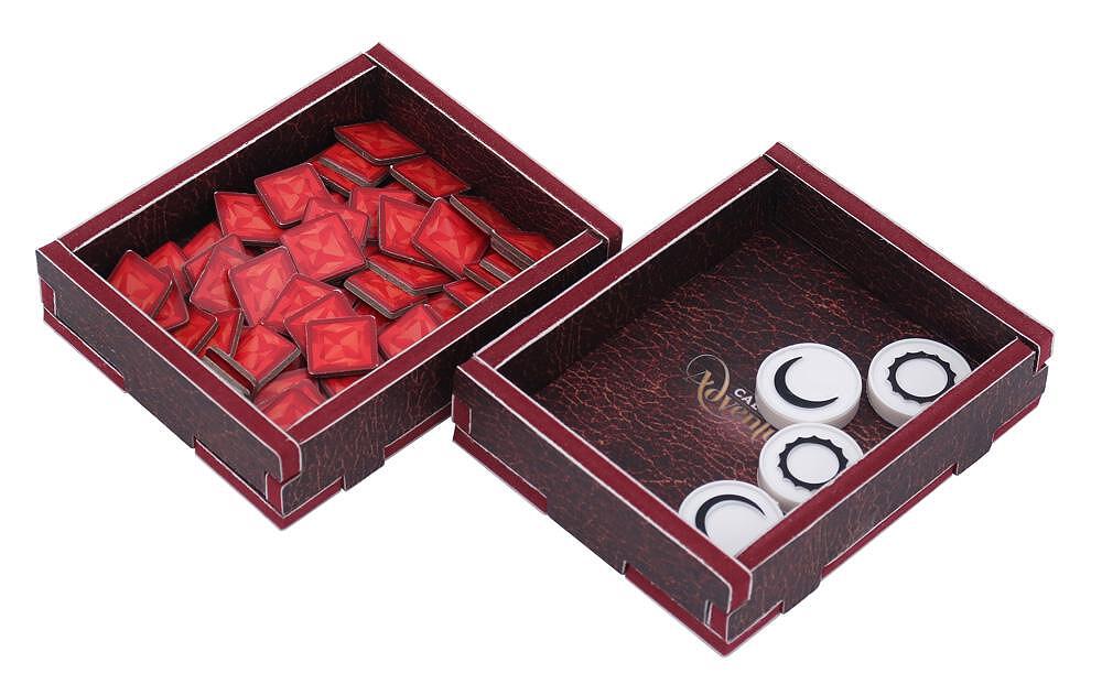 Organizer insert folded flat, showing compact design