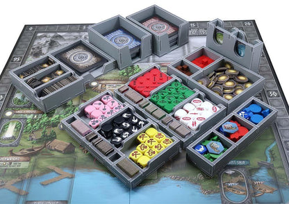 Folded Space insert showing multiple layers of organized game elements