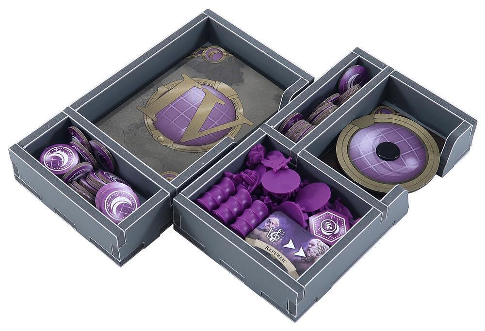 Folded Space compartmentalized tray for Civilization A New Dawn game pieces