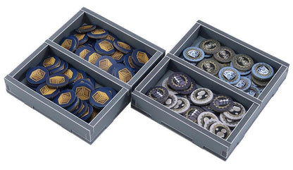 Folded Space storage solution for Civilization A New Dawn game parts