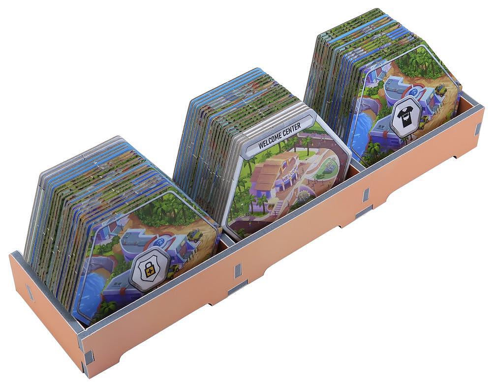 Folded Space organizer insert for Dinosaur World board game