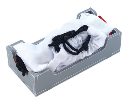 Folded Space game insert with compartments for Dominant Species game parts