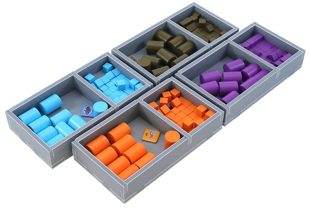 Folded Space insert showcasing organized storage for Dominant Species pieces