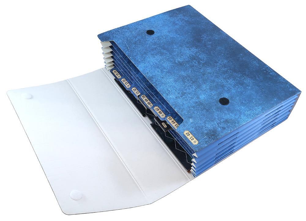 Folded Space Frosthaven Map Archive insert assembled organizer with components