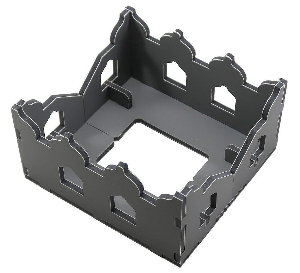 Dark gray organizer insert for Istanbul board game