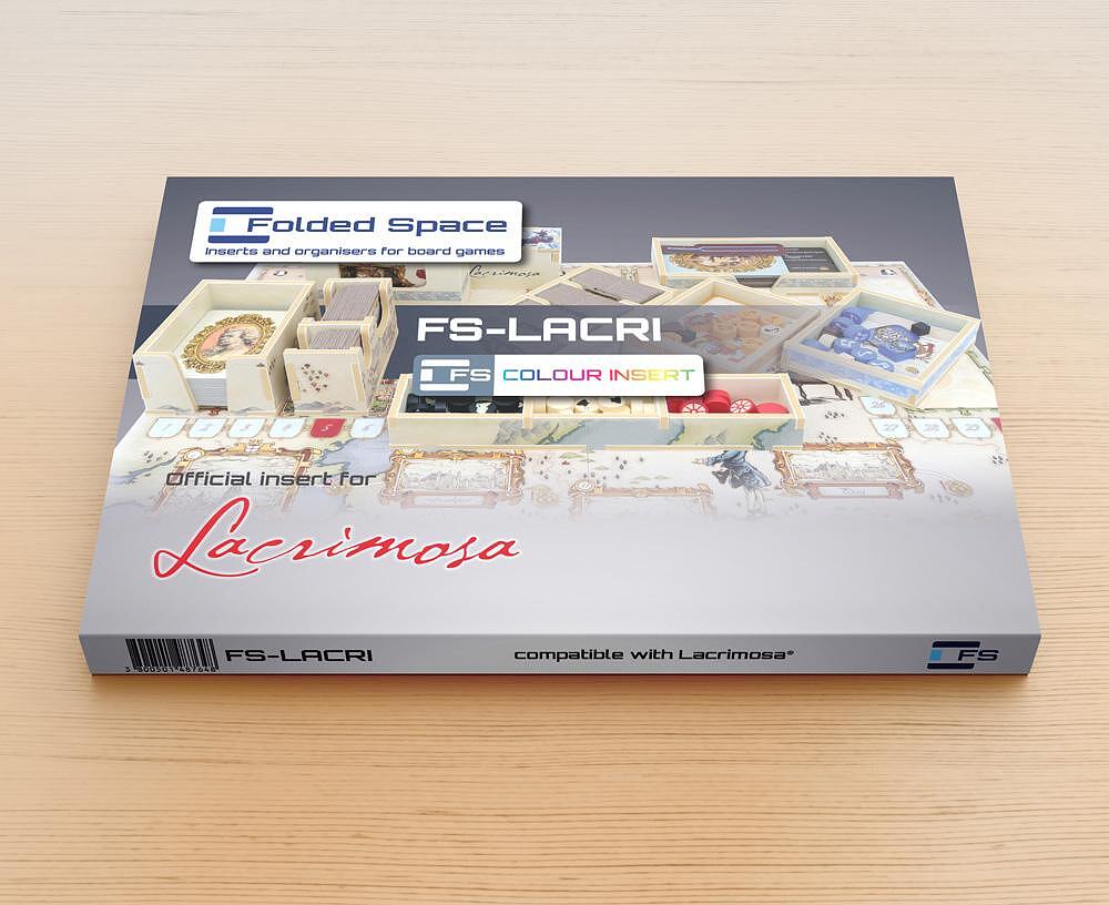 Folded Space FS-LACRI Insert and Organiser for Lacrimosa Board Game