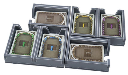 Folded Space game insert with compartments for Lorenzo il Magnifico miniatures and tokens