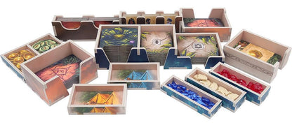 Folded Space organizer for Lost Ruins of Arnak, custom inserts for cards and tokens.