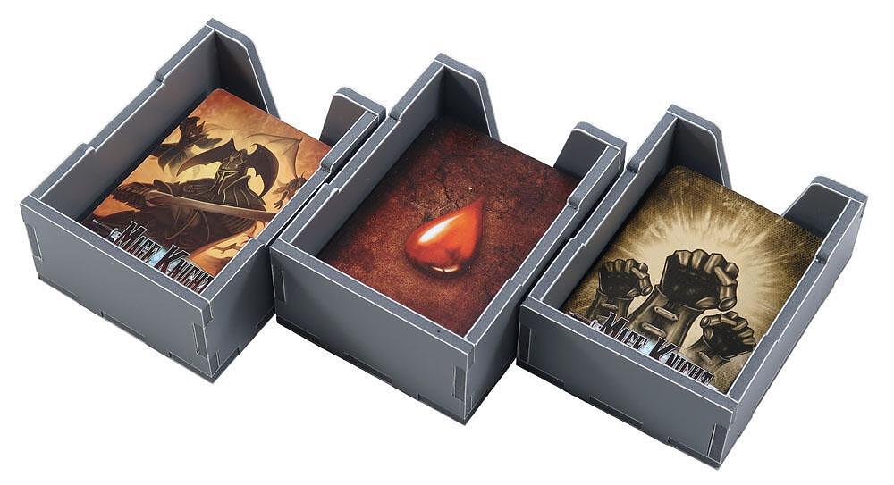 Folded Space insert displaying card and token compartments for Mage Knight