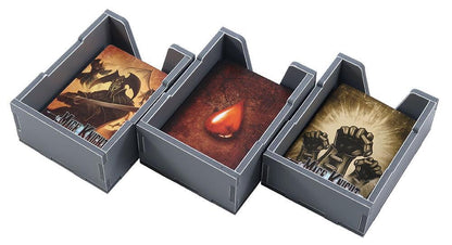 Folded Space insert displaying card and token compartments for Mage Knight