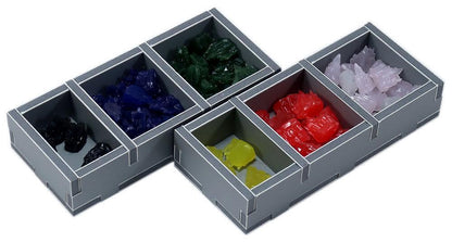 Folded Space insert for Mage Knight with custom slots for miniatures