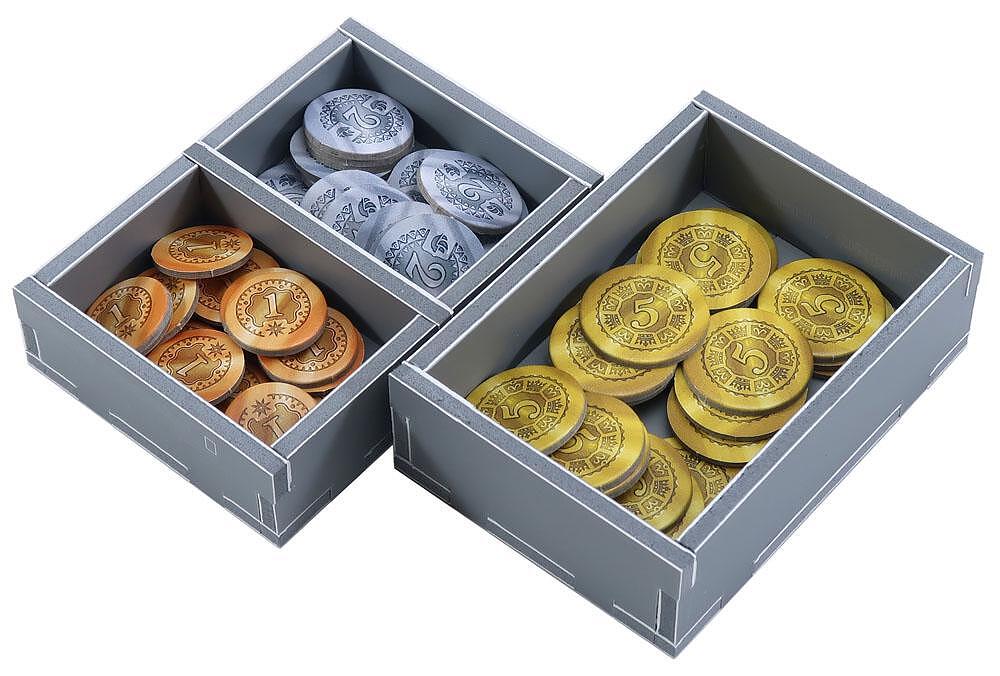 Folded Space insert with card and token sections for Maracaibo