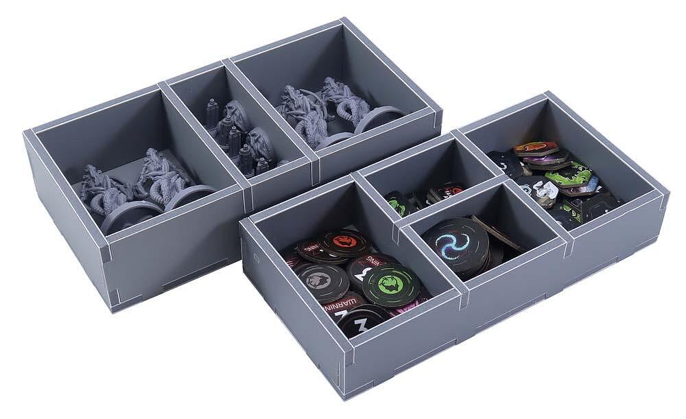 Folded Space insert fully loaded with Nemesis game expansions and tokens