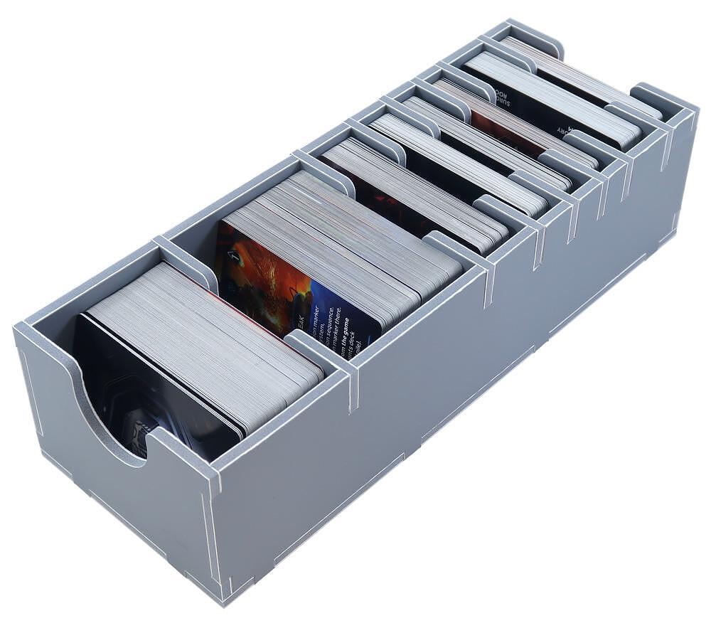Folded Space insert setup with multiple compartments visible