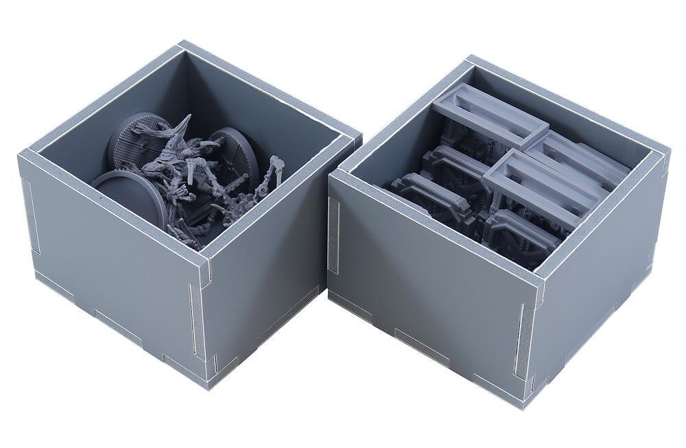 Storage trays from the Nemesis Lockdown insert in a clean layout