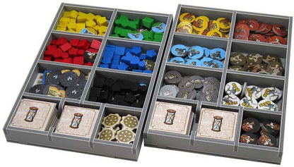 Side view of assembled Folded Space organizer for Orleans