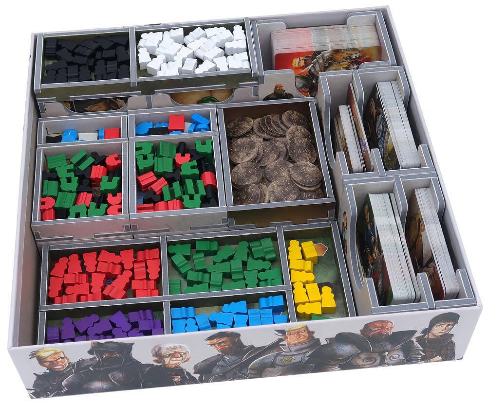 Folded Space insert organizer for Paladins of the West Kingdom Collector's Box