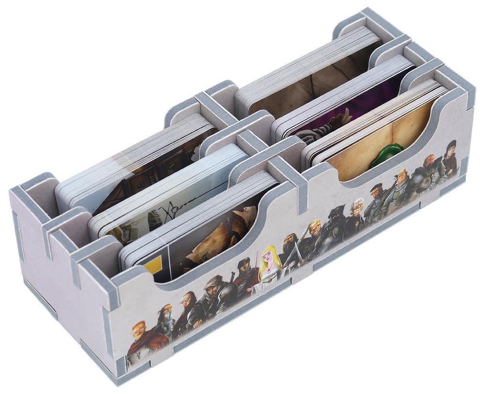 Folded Space Organizer for Paladins of the West Kingdom Collector's Box, stores cards