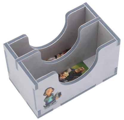 Folded Space organizer insert for Paladins of the West Kingdom Collector's Box, with cards and tokens neatly stored