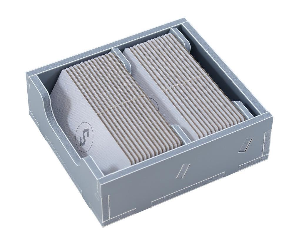 Assembled Folded Space insert shown outside of the game box