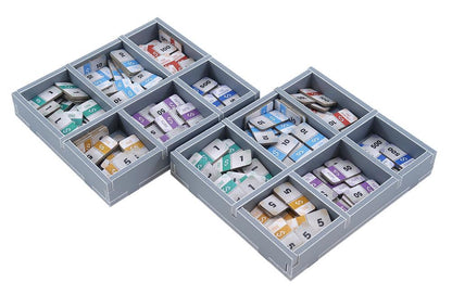 Folded Space insert shown inside Pipeline box, neatly holding game components