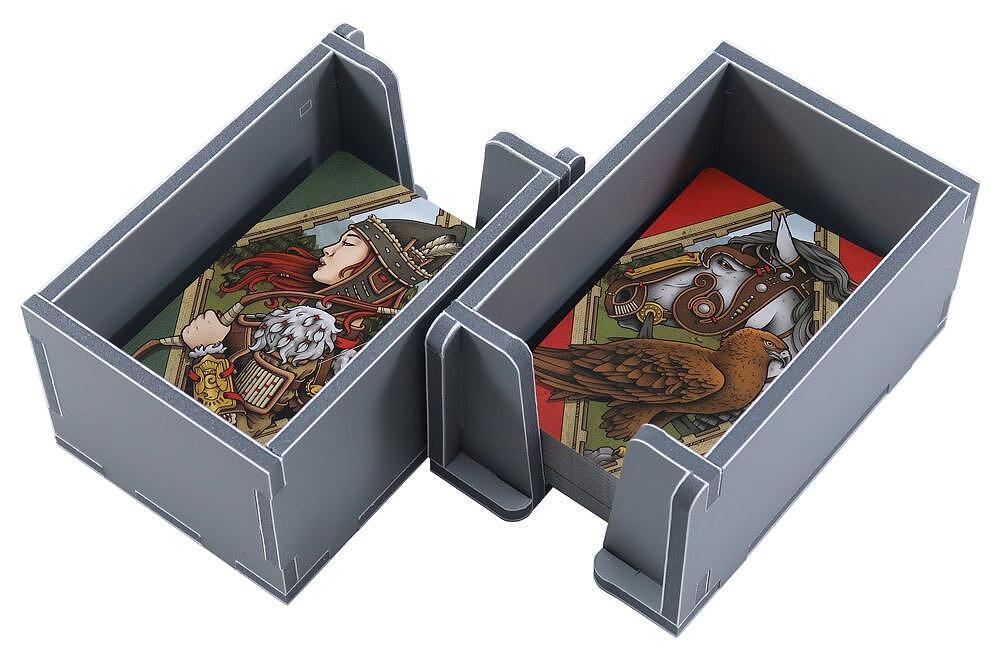 Folded Space Insert Organizer for Raiders of Scythia with card decks