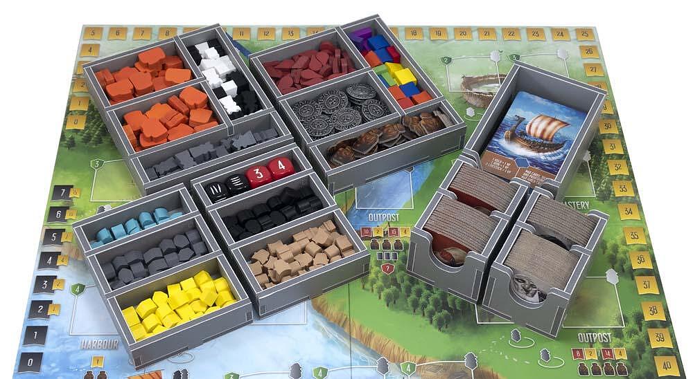 Folded Space board game organizer for Raiders of the North Sea storage