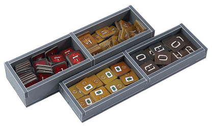 Folded Space Roll Player game insert with dice tray and card slots