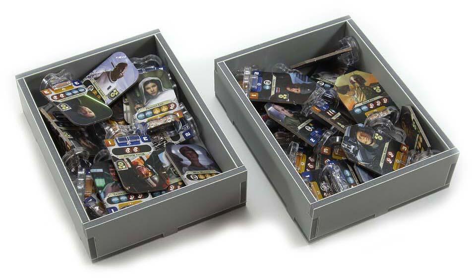Star Wars Rebellion game organizer insert with game tokens