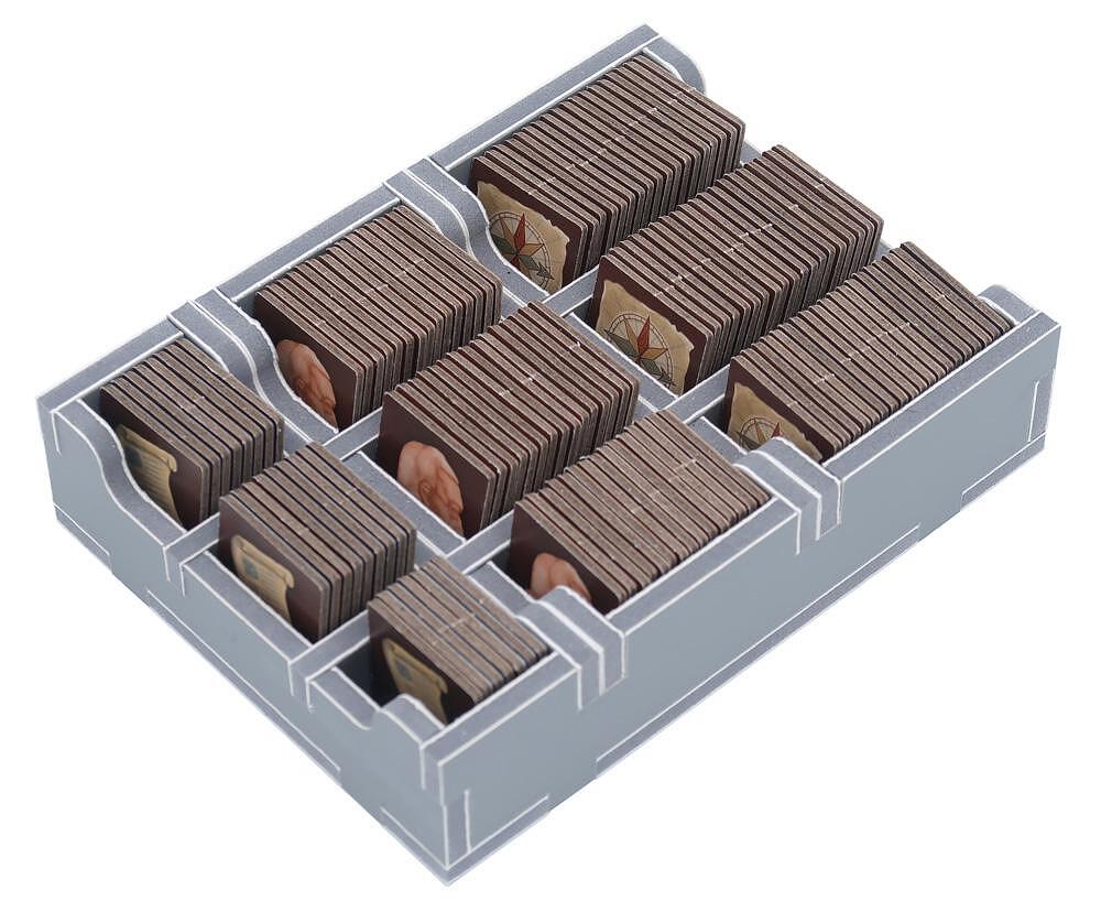 View of token and tile storage in Folded Space insert for Tiletum