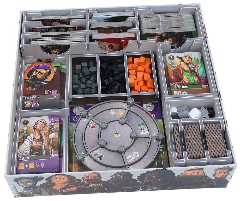 Folded Space organizer insert for Viscounts of the West Kingdom game