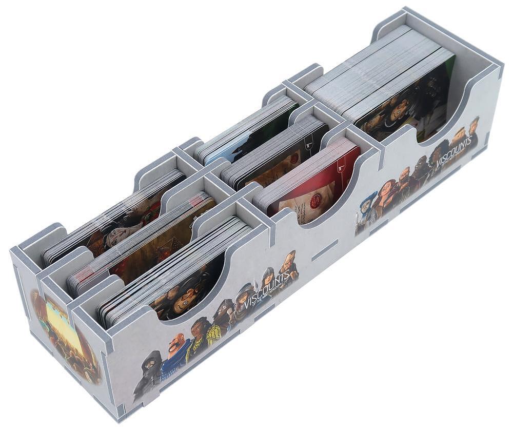 Folded Space insert organizer for Viscounts of the West Kingdom box